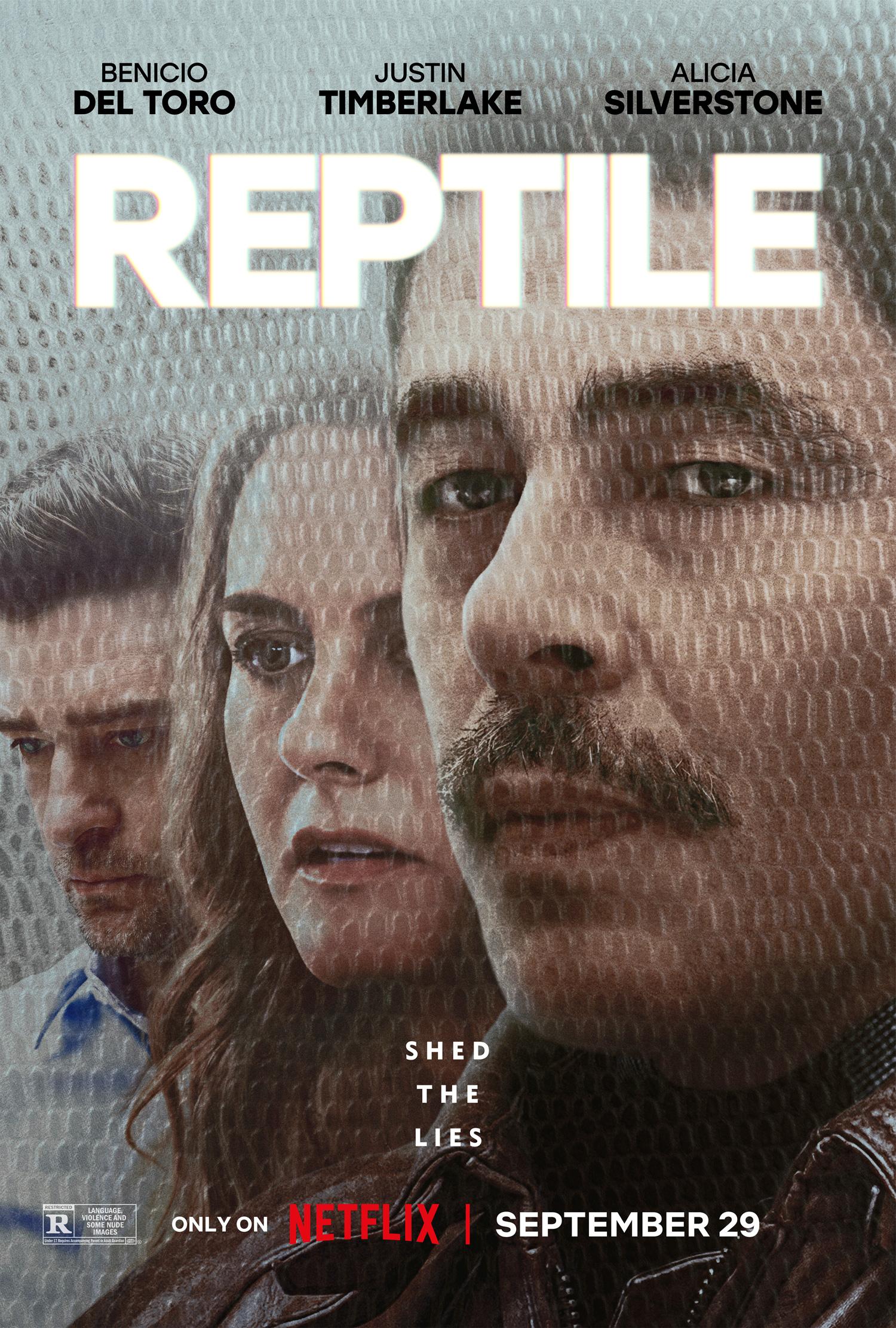 ملصق فيلم Reptile 2023 بطولة بنيسيو ديل تورو
